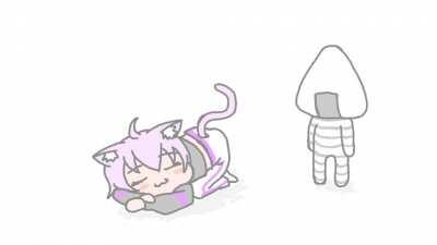 Don't pull Okayu's tail.