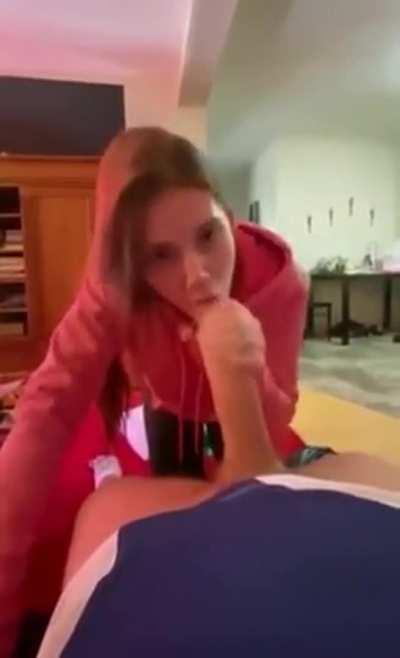 Girl enjoying 10 inches of fun