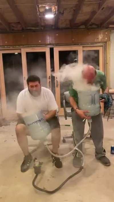 At smoking something