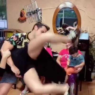 HMC while I'm being turned upside down
