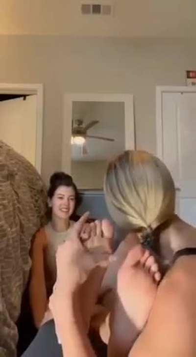 amateur foot worship
