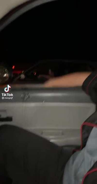 Throwing your soda at someone’s car then getting hit with 30 ounces of karma