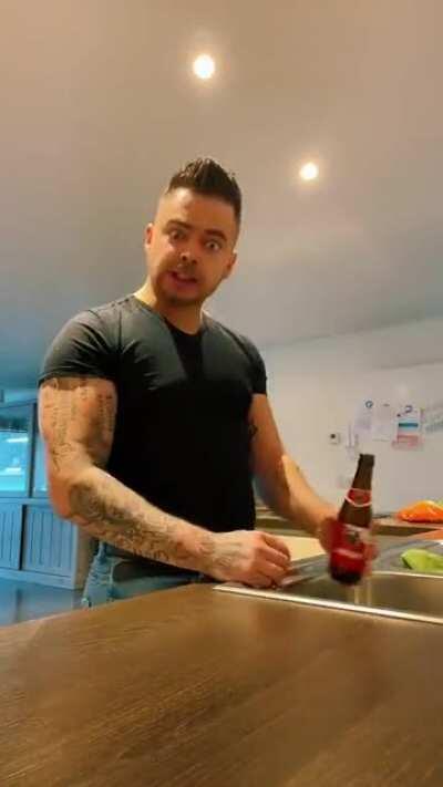 Adults need to stop doing the baby voice-over. His wife and MIL made one as well.