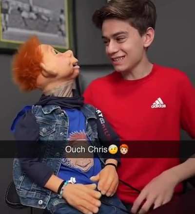 There’s something on your shirt there bud