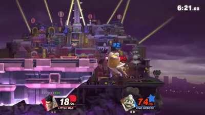 The Little Mac raised by Jigglypuffs goes crazy