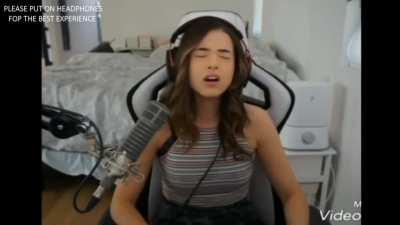 Pokimane moaning and jerking you off