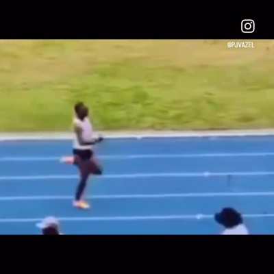 What causes this asymmetry but also makes him fast?