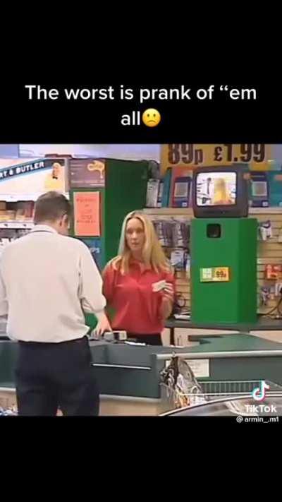 It’s just a prank. Meanwhile the prank in question