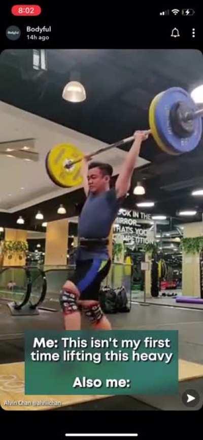 Think his neck will hurt for a while after this