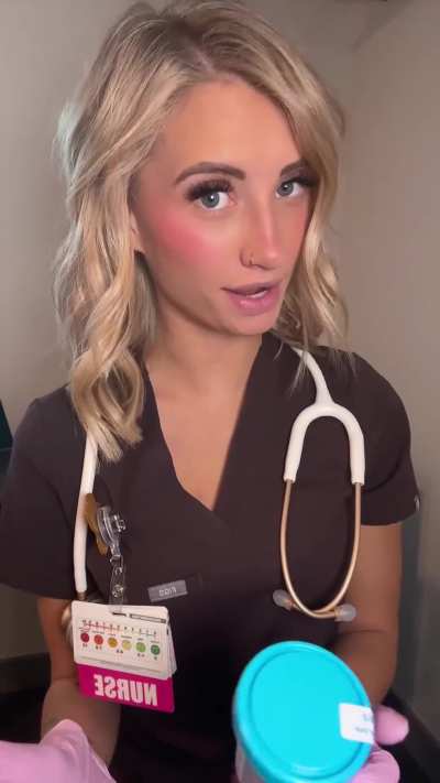 Temperature rising? Must be this nurse's charm