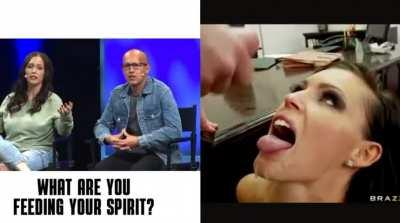 Jenna Presley advising about how to reduce the urge to feed on cum