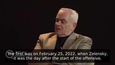  Former NATO military analyst who was involved in military programs in Ukraine Jacques Baud : Westerners  prevented Zelensky from negotiating with Russia.. we could have put an end to this conflict very quickly.