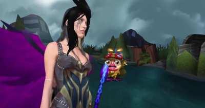 Me as Morgaga, using all my spells on that annoying bitch with no flash while I strut around them