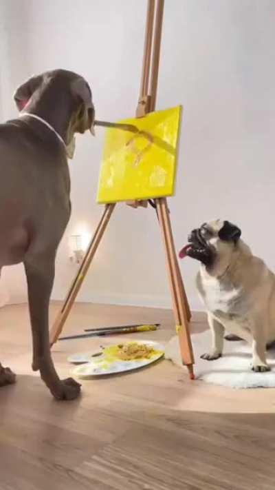 Dog painting