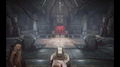 Jugando Remnant con los pibes activamos una cutscene de forma peculiar