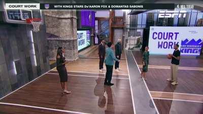 [Highlight] Fox and Sabonis walk the NBA Today crew through their 