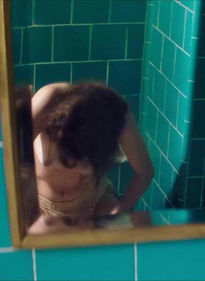 Carol Duarte intense action in brazilian movie 'Invisible Life' (AI enhanced, 60 fps)