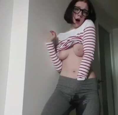 Squirt in leggings (OC)