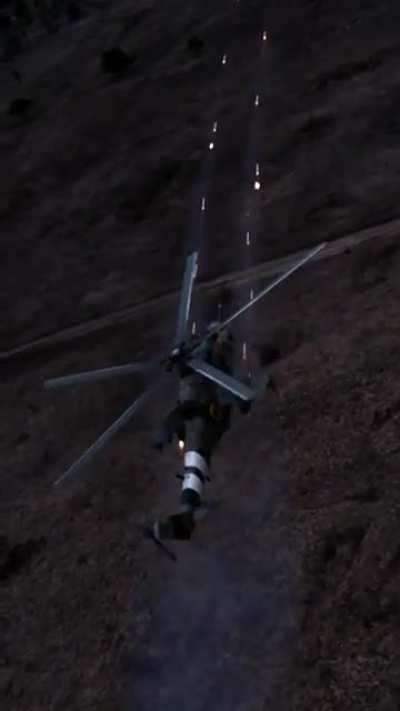 Crosspost: An incredible footage from Ukrainian film “The lifting Force”.  This film is dedicated to Ukraine's Army Aviation and aims to shed light on the critical role of Ukrainian military pilots and their aerial missions, especially in the context of t