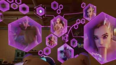 POV Sombra getting off to Overwatch Porn (Sound 60FPS)