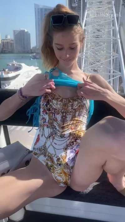 Kiss me at the top of the Ferris wheel?