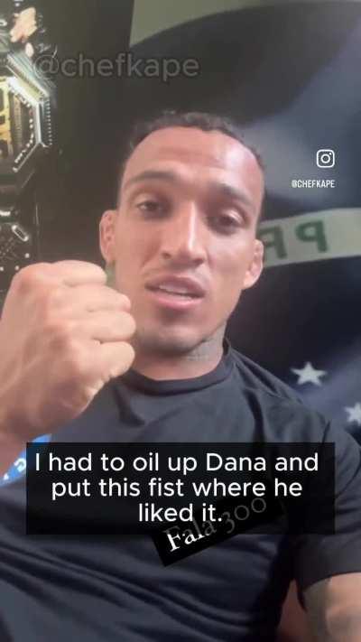 Breaking news from Charles regarding UFC 300