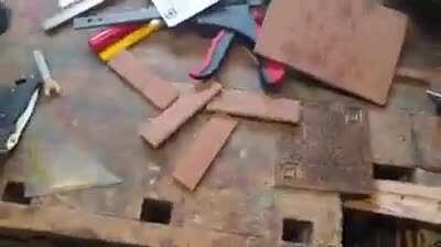 They way he slaps things on