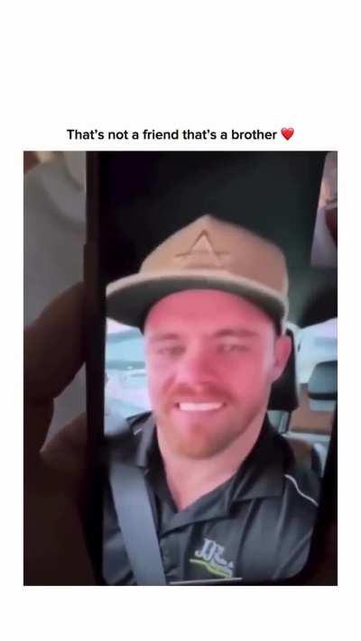 Man finds out his best friends named their child after him. 