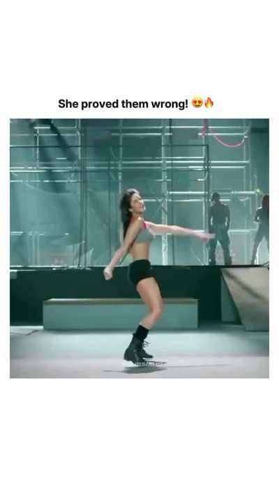 I don't know who said this, but she proved him wrong!!!