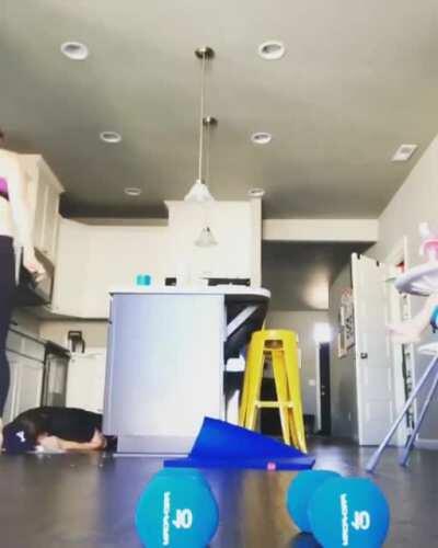 Stupid attempt to mess with her shot!