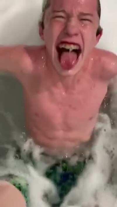 An unknown sea creature emerges from the depths of the Pacific Ocean and grips your bout with his massive hands, preventing you from fleeing. How do you plan on defeating it?