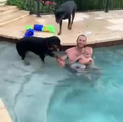 This area over here is better for baby.