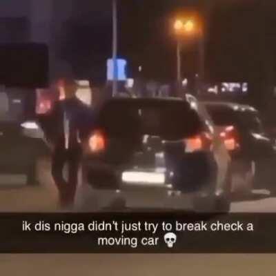 Nigga flew like a gta pedestrian