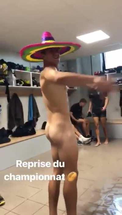 After game celebration