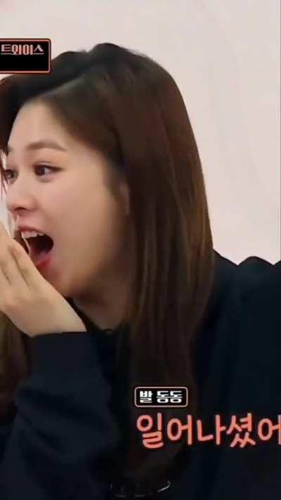 Long haired Jeongyeon was something else