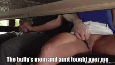 Nobody in the bully's family is safe from getting fucked