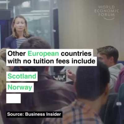 Denmark pays students $1,000 a month to go to universities, with no tuition fees