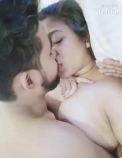 🔥🥰Cute Desi GF Finally gets to spend some time with her BF after Yesterday night party was Over 