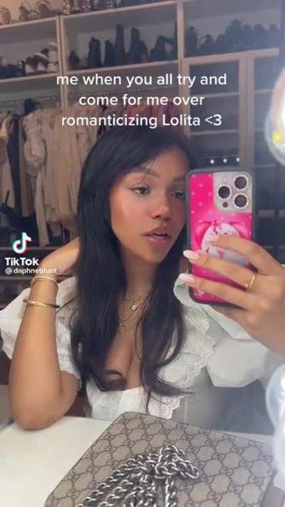 Yes she means the book by Nabokov