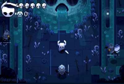 We can all dream of a Zelda style Hollow Knight game right? Art by Phil Giarrusso.