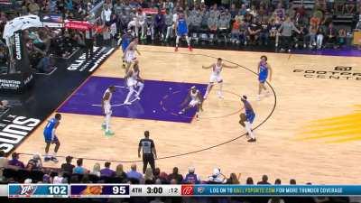 [Highlight] Shai Gilgeous-Alexander hits a smooth stepback three to give him 31 points and counting