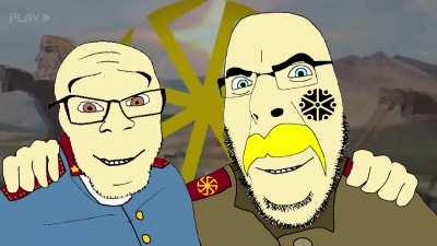 This is what a Ukrainian soldier sees in the millisecond after he steps on a landmine in donbass