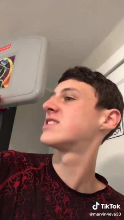 Man didn't even stop to take a breath