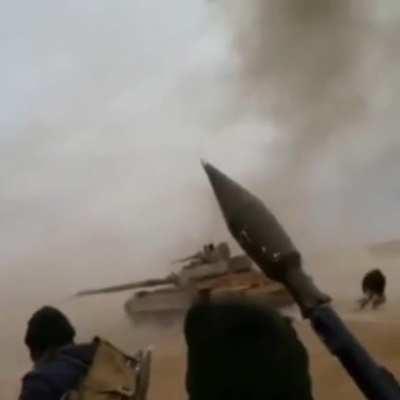 Luckiest tank commander in the world somehow survives direct RPG hit