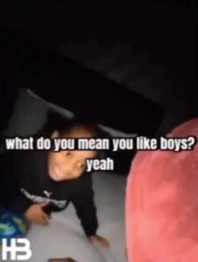 slapped the homophobia outta him💀