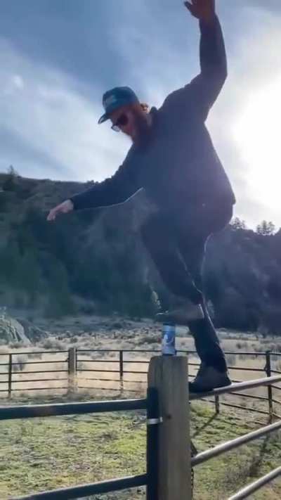 HMBC while I balance on this can.