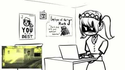 J on the twitch speedrunning murder drones