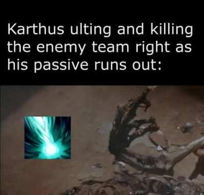 Last stand works with Karthus his passsive.