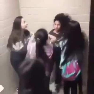 bunch of Indian girls have a chain reaction