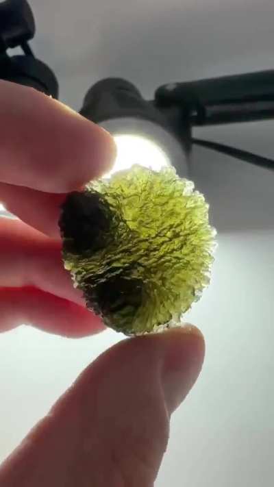 Just purchased this piece of Moldavite, what are peoples thoughts? I think it's a beautiful piece, but I'm also new to Moldavite.